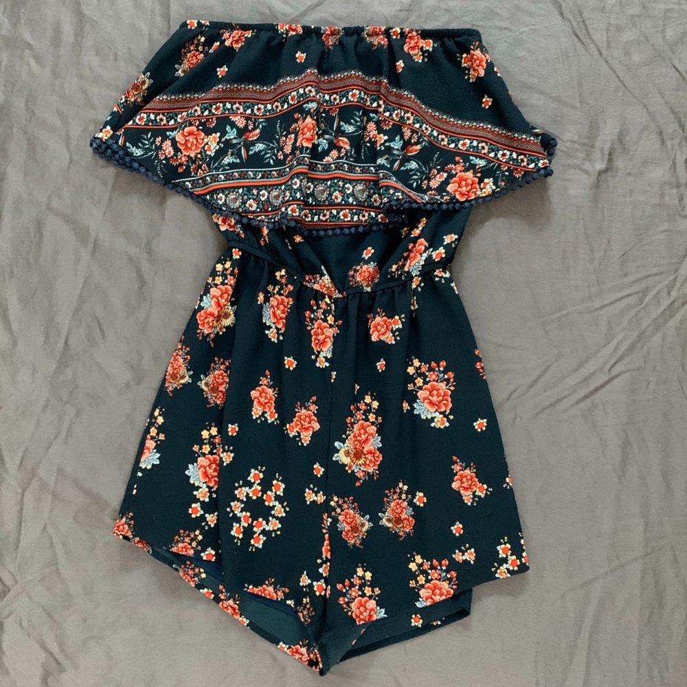 Forever21 strapless romper